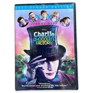 Charlie and the Chocolate Factory DVD Full Screen Edition Johnny Depp
